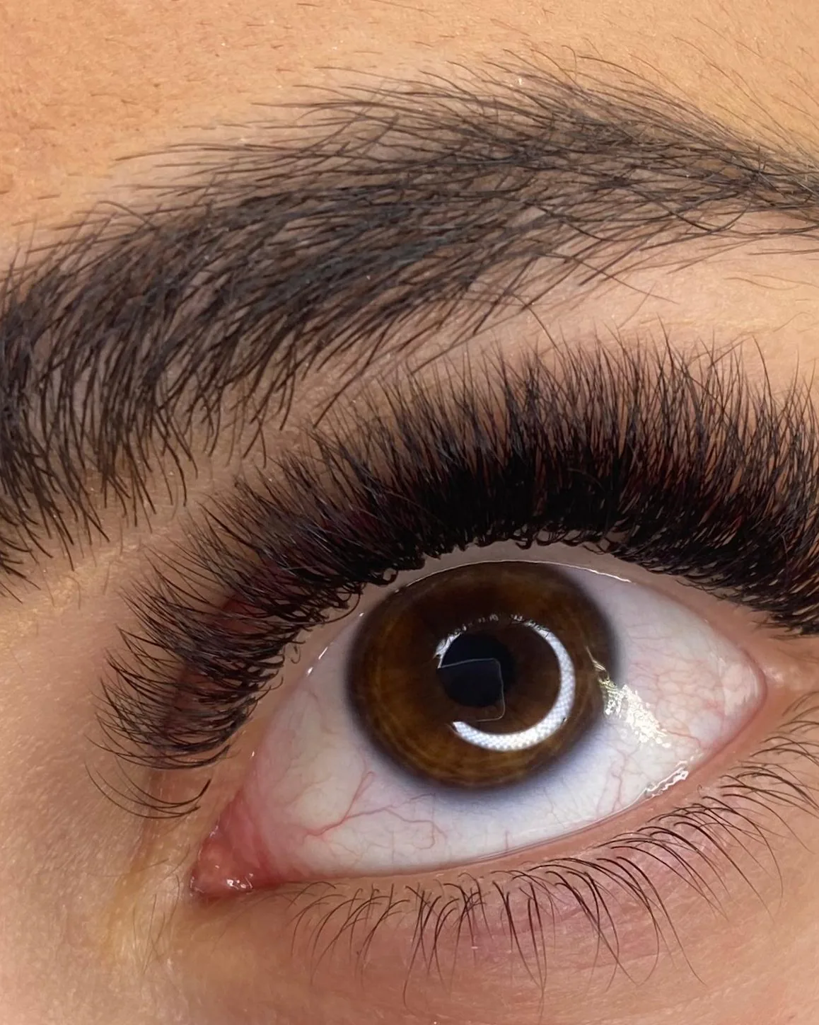 Volumen-Look nach der Wimpernverlängerung